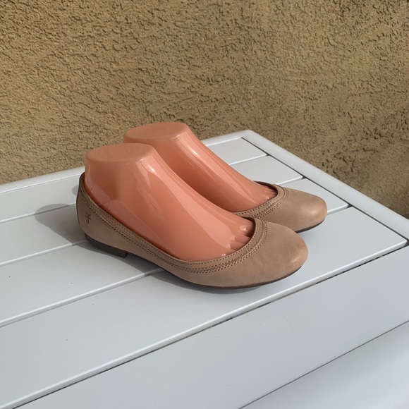 Frye ballet flats nude leather 7M - Picture 1 of 12